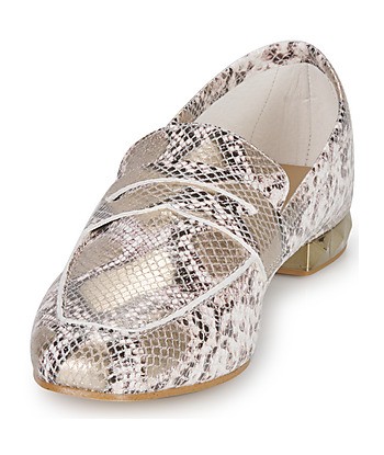 Mocassins femmes Otess / Zoï 13650-JAYPUR-PLATINA Doré