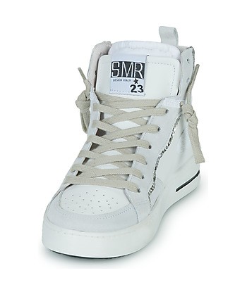 Baskets montantes femmes Semerdjian MARAL Blanc