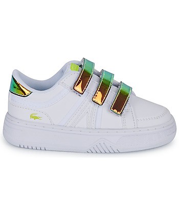 Baskets basses enfant filles Lacoste L001 Blanc