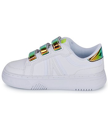 Baskets basses enfant filles Lacoste L001 Blanc