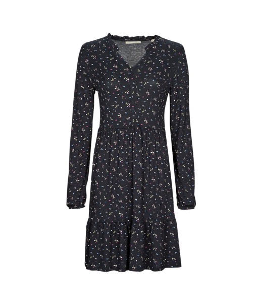 Robe courte femmes Esprit CVE AOP CREPE Noir