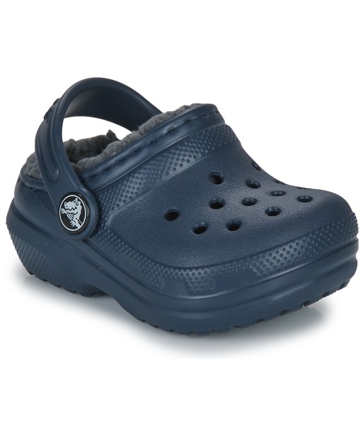 Sabots enfant garcons Crocs CLASSIC LINED CLOG T Marine