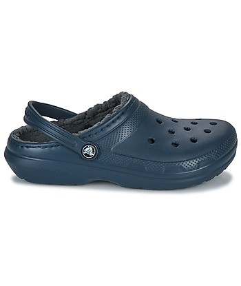 Sabots enfant garcons Crocs CLASSIC LINED CLOG K Marine