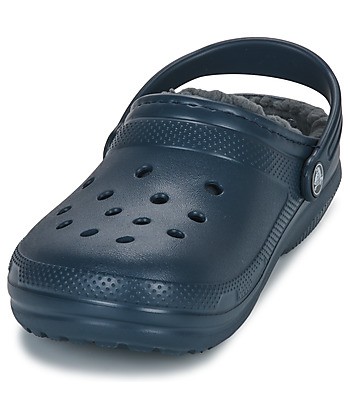 Sabots enfant garcons Crocs CLASSIC LINED CLOG K Marine