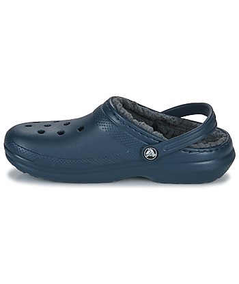 Sabots enfant garcons Crocs CLASSIC LINED CLOG K Marine
