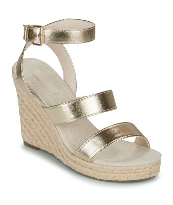 Sandales femmes Only ONLAMELIA-16 WEDGE SANDAL FOIL Doré