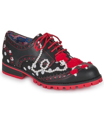 Derbies femmes Irregular Choice SOCKHOP SWEETIES Noir