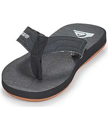 Tongs enfant garcons Quiksilver CARVER SWITCH YOUTH Noir