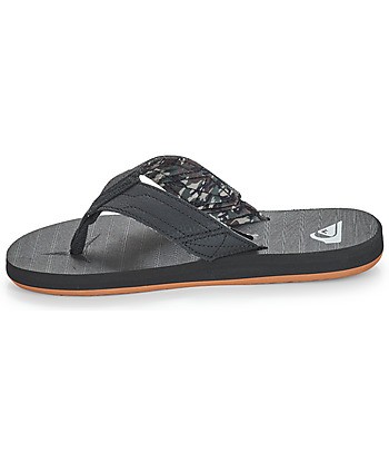 Tongs enfant garcons Quiksilver CARVER SWITCH YOUTH Noir