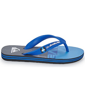 Tongs enfant garcons Quiksilver MOLOKAI PANEL YOUTH Bleu