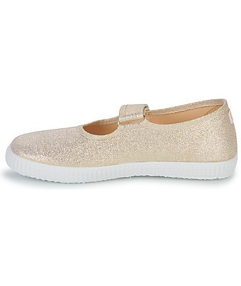 Ballerines enfant filles Citrouille et Compagnie IVALYA Doré