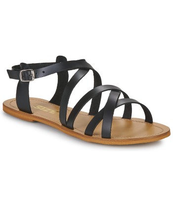 Sandales femmes So Size IDITRON Noir