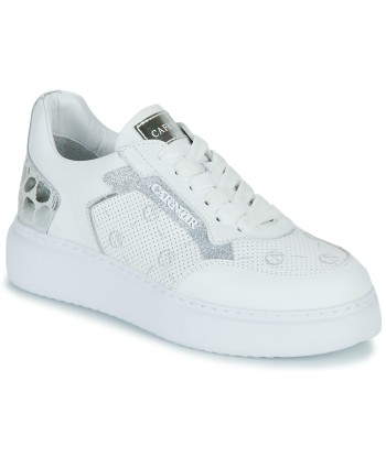 Baskets basses femmes Café Noir DE1850-W001 Blanc