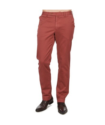Chinots hommes Hackett STRETCH TWILL CHINO Rouge