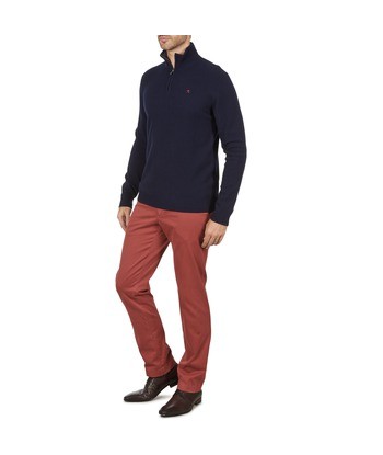Chinots hommes Hackett STRETCH TWILL CHINO Rouge