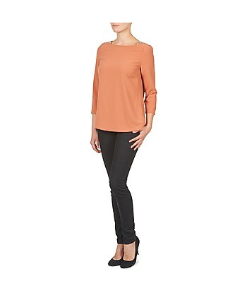 T-shirt femmes Color Block 3214723 Orange