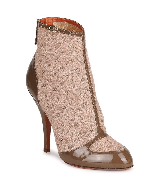 Bottines femmes Missoni LISCIA Beige