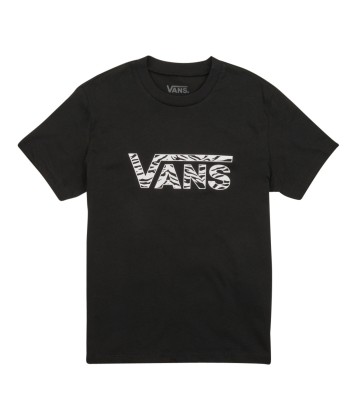 T-shirt enfant filles Vans ANIMAL LOGO CREW Noir