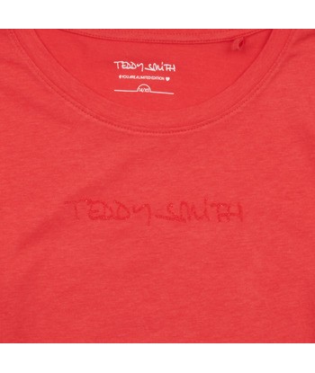 T-shirt enfant garcons Teddy Smith T-TICIA 2 MC JR Rose