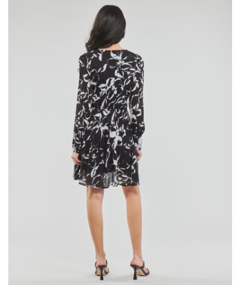 Robe courte femmes Vero Moda VMPOLLIANA LS SHORT DRESS WVN Noir