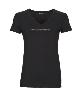 T-shirt femmes Emporio Armani T-SHIRT V NECK Noir