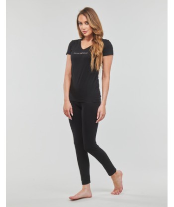 T-shirt femmes Emporio Armani T-SHIRT V NECK Noir