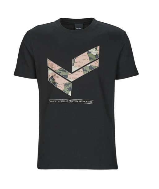 T-shirt hommes Kaporal CLAY EXODE 2 Noir