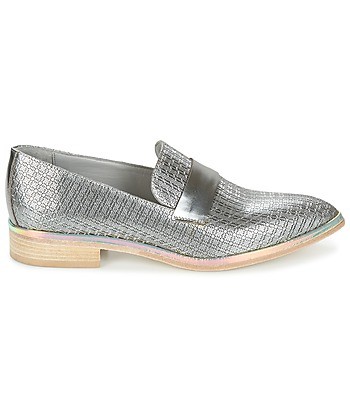 Mocassins femmes Now METUZI Argenté