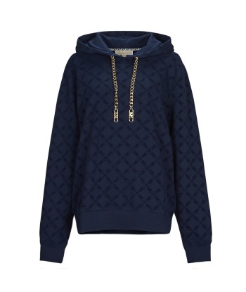 Sweat-shirt femmes MICHAEL Michael Kors EMPIRE UNISEX HOODIE Marine