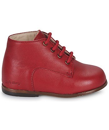 Baskets montantes enfant garcons Little Mary MILOTO Rouge