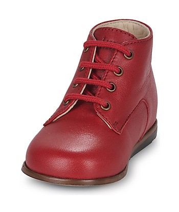 Baskets montantes enfant garcons Little Mary MILOTO Rouge