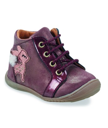 Baskets montantes enfant filles GBB BICHETTE Violet