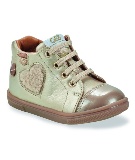 Baskets montantes enfant filles GBB EULALIE Doré