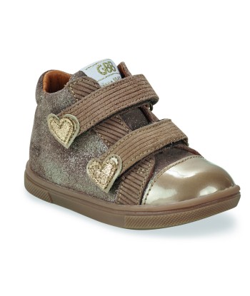 Baskets montantes enfant filles GBB ELMIRE Beige