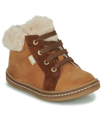 Baskets montantes enfant filles GBB JUNA Marron