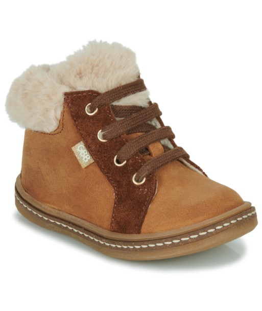 Baskets montantes enfant filles GBB JUNA Marron