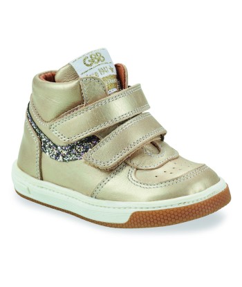 Baskets montantes enfant filles GBB ERMELIE Doré