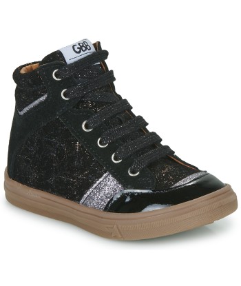 Baskets montantes enfant filles GBB LAURETTE Noir