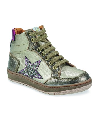 Baskets montantes enfant filles GBB SEPHY Doré