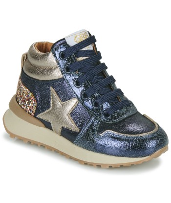Baskets montantes enfant filles GBB ROGELLE Bleu