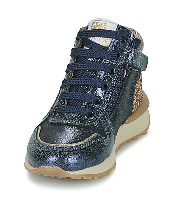 Baskets montantes enfant filles GBB ROGELLE Bleu