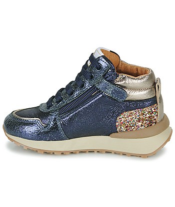 Baskets montantes enfant filles GBB ROGELLE Bleu