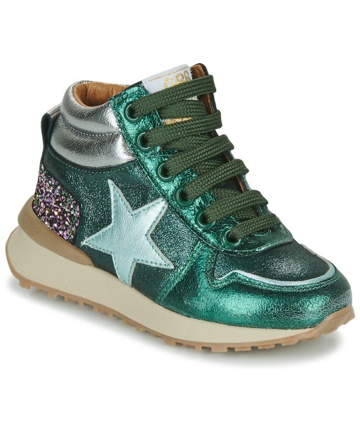 Baskets montantes enfant filles GBB ROGELLE Vert