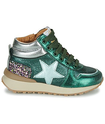 Baskets montantes enfant filles GBB ROGELLE Vert