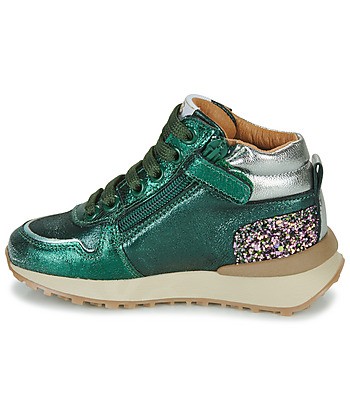 Baskets montantes enfant filles GBB ROGELLE Vert