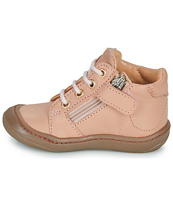 Baskets montantes enfant filles GBB REINETTE FLEX Rose