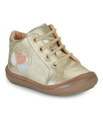 Baskets montantes enfant filles GBB REINETTE FLEX Doré