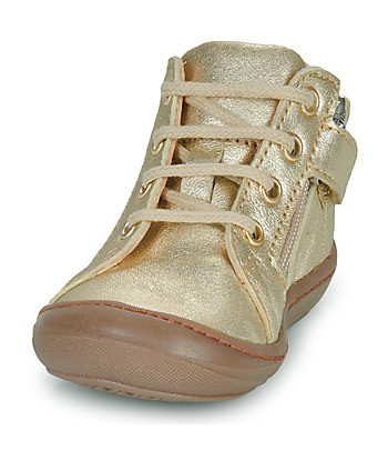 Baskets montantes enfant filles GBB REINETTE FLEX Doré