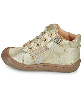 Baskets montantes enfant filles GBB REINETTE FLEX Doré