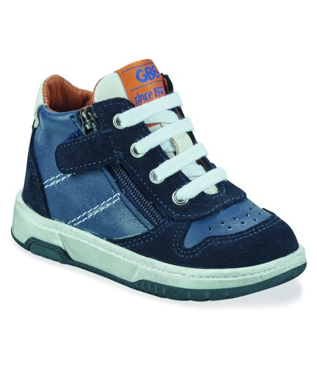 Baskets montantes enfant garcons GBB VALDECK Bleu